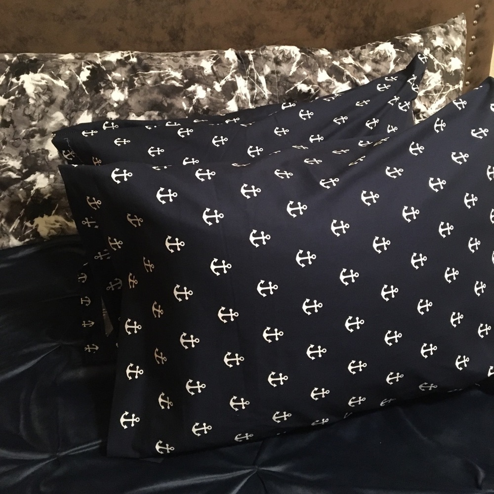 Handmade Nautical Dream pillowcases